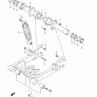 LT-F400F KingQuad 400FS 4x4 Rear swingingarm
