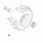 LT-A750XP KingQuad 750AXi 4x4 Auto Power Steering Right rear wheel (lt-a750xpl2 e28)