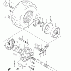 LT-F250 Ozark 250 Заднее колесо правое