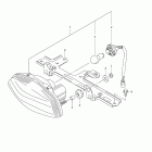 LT-F400F KingQuad 400FS 4x4 Rear combination lamp (lt-f400f e33)