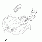 LT-A400F,Z KingQuad 400ASi 4x4 Auto Front fender (lt-a400fz e28)