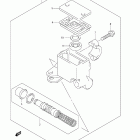 LT-F400F KingQuad 400FS 4x4 Главный тормозной цилиндр,передний
