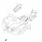 LT-F400F KingQuad 400FS 4x4 Front fender (lt-f400fz e33)