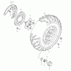 LT-A500XP KingQuad 500AXi 4x4 Auto Power Steering Front wheel (lt-a500xpzl2 e33)