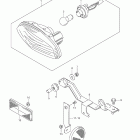 LT-A500XP KingQuad 500AXi 4x4 Auto Power Steering Rear combination lamp (lt-a500xpl2 e28)