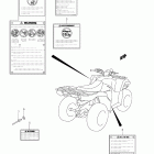 LT-F400F KingQuad 400FS 4x4 Label (lt-f400fz e28)
