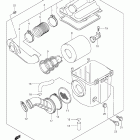 LT-A400F,Z KingQuad 400ASi 4x4 Auto Воздухозаборник