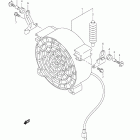 LT-F400F KingQuad 400FS 4x4 Вентилятор охлаждения
