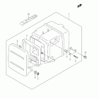 LT-A500XP KingQuad 500AXi 4x4 Auto Power Steering Задний короб