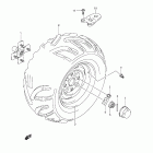 LT-A750X,Z KingQuad 750 AXi 4x4 Auto Left rear wheel (lt-a750x l2 e33)