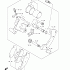 LT-A500XP KingQuad 500AXi 4x4 Auto Power Steering Передний суппорт тормозной