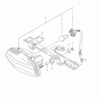 LT-F400F KingQuad 400FS 4x4 Rear combination lamp (lt-f400fz e33)