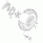 LT-A750XP KingQuad 750AXi 4x4 Auto Power Steering Front wheel (lt-a750xpl2 e33)