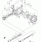 LT-A500XP KingQuad 500AXi 4x4 Auto Power Steering Редуктор задний