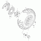 LT-A500XP KingQuad 500AXi 4x4 Auto Power Steering Front wheel (lt-a500xpl2 e28)