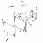 LT-A500X,Z KingQuad 500AXi 4x4 Auto Radiator (lt-a500x e33)