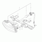 LT-A400F,Z KingQuad 400ASi 4x4 Auto Rear combination lamp (lt-a400fz e33)