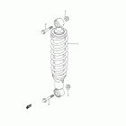 LT-A500X,Z KingQuad 500AXi Задний амортизатор