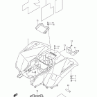 LT-F400F,Z KingQuad 400FSi Rear fender (lt-f400fzl1 e28)
