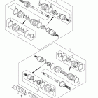 LT-A500X,Z KingQuad 500AXi Передний привод