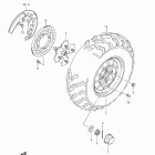 LT-A500X,Z KingQuad 500AXi Front wheel (lt-a500xz l1 e33)