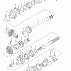 LT-A500X,Z KingQuad 500AXi Secondary drive