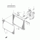 LT-A500X,Z KingQuad 500AXi Radiator (lt-a500xz l1 e28)
