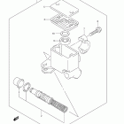 LT-A500X,Z KingQuad 500AXi Главный тормозной цилиндр,передний
