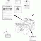 LT-A400F KingQuad 400FSi Label (lt-a400f l1 e28)