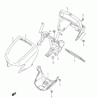 LT-A750X,Z KingQuad 750AXi Handle cover (lt-a750xl1 e28)
