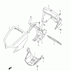 LT-A750X,Z KingQuad 750AXi Handle cover (lt-a750xzl1 e33)