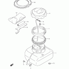 LT-A500X,Z KingQuad 500AXi Передний ящик