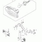 LT-A500X,Z KingQuad 500AXi Rear combination lamp (lt-a500xz l1 e28)