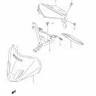 LT-A500X,Z KingQuad 500AXi Handle cover (lt-a500x l1 e28)
