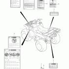 LT-A750XP,Z KingQuad 750AXi Power Steering Label (lt-a750xpz l1 e33)