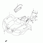 LT-A400F KingQuad 400FSi Front fender (lt-a400fz l1 e28)