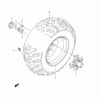 LT-A500X,Z KingQuad 500AXi Right rear wheel (lt-a500x l1 e33)