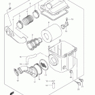 LT-A400F KingQuad 400FSi Воздухозаборник