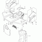 LT-A500X,Z KingQuad 500AXi Front fender (lt-a500xz l1 e28)