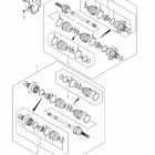 LT-A500X,Z KingQuad 500AXi Задний привод