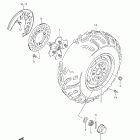 LT-A750X,Z KingQuad 750AXi Front wheel (lt-a750xzl1 e28)