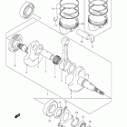 LT-A400F KingQuad 400FSi Коленвал