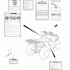 LT-A400F KingQuad 400FSi Label (lt-a400fz l1 e33)