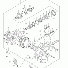 LT-A400F KingQuad 400FSi Редуктор передний