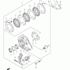 LT-A500X,Z KingQuad 500AXi Задний тормоз