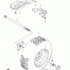 LT-A400F KingQuad 400FSi Заднее колесо левое