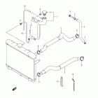 LT-A500X,Z KingQuad 500AXi Радиатор и Патрубки