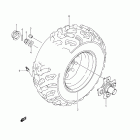 LT-A500X,Z KingQuad 500AXi Right rear wheel (lt-a500x l1 e28)