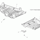 SPORTSMAN FOREST 850 - A12ZN8EFK Body, skid plates