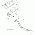 SPORTSMAN TOURING EPS 850 - A12DN8EAF/EAH/EAR Глушитель
